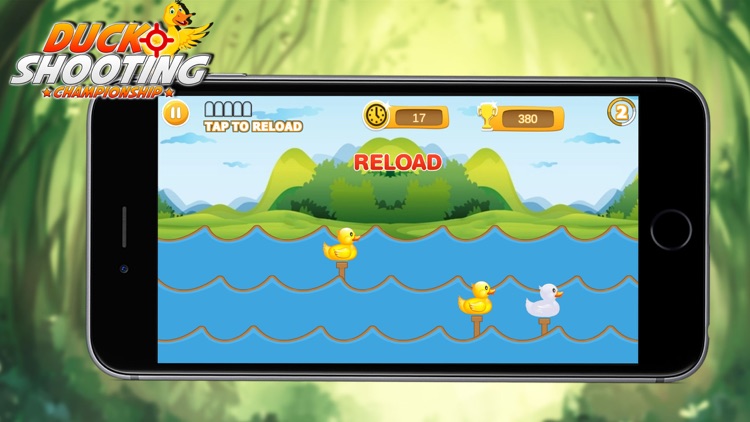 Duck Shooting Championship - Shoot Down the Moving Goose and Water Fowls in Fun 2D Shooting Game
