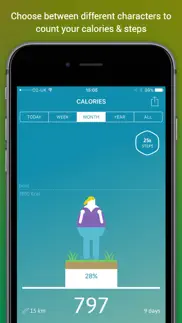 step counter & calorie counter iphone screenshot 2