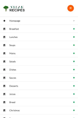 Game screenshot Vegan Recipes Free hack