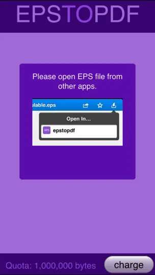 Capture d'écran de EPS To PDF Converter sur iPhone 1