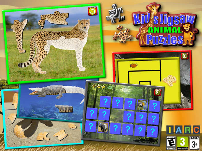 Childrens Animal Jigsaw Puzzles