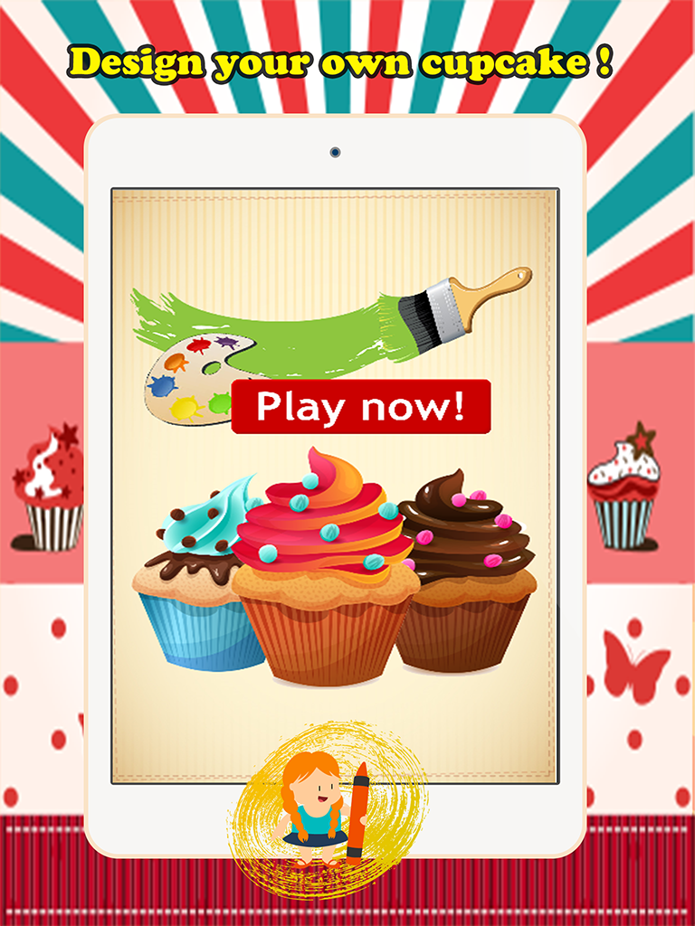 Bakery Cupcake Coloring Book Free Games for children age 1-10: Support your child's learning with drawing ideas, fun activities screenshot 5