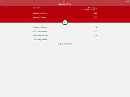 Evolution XPert for Pokémon GO iPad app afbeelding 3