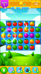 Fresh Fruit Match Puzzle screenshot