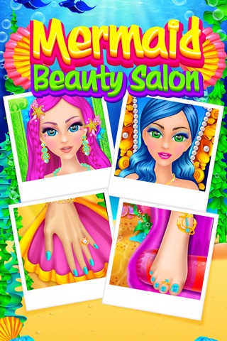 Mermaid Beauty Salon - Makeup & Makeover Kids Gameのおすすめ画像1