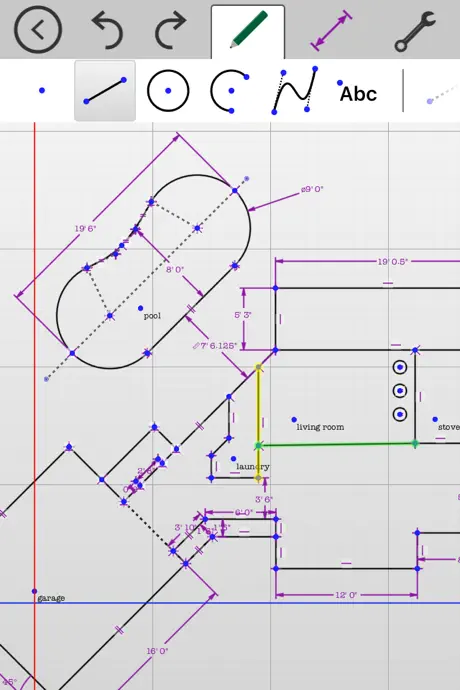 Erstellen - Erstellung von 2D-CAD Dimensionen