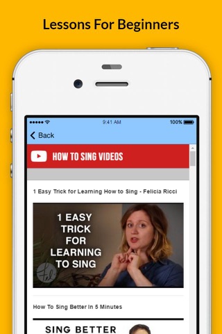 How To Sing - Singing Without Fear screenshot 3