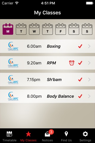 YMCA Classes screenshot 2