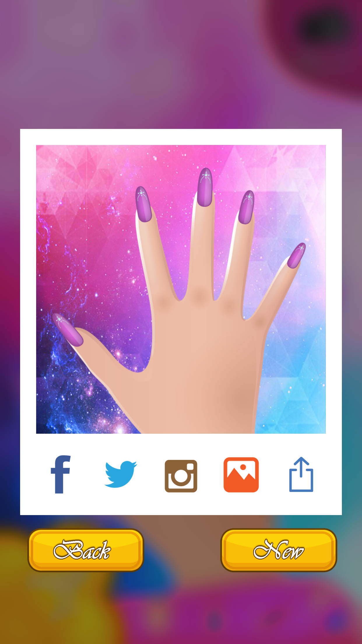 Glamour Nails Art Studio - Create Popular and Fashionable Manicure Nail Design.s