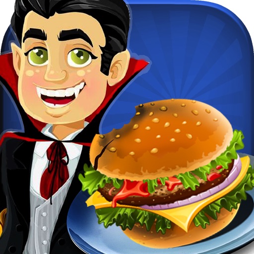 Dracula Ham-burger Spooky Cafe : Master-Chef monster Fast Food Restaurant Icon