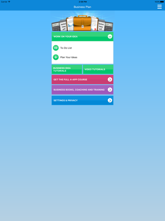 Small Business & Startup Ideas iPad screenshot