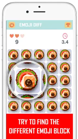 Game screenshot EmojiDiff: пятно разница apk