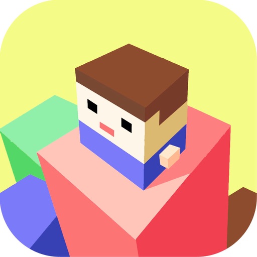 Blocky Man Incredible Dash Game Icon