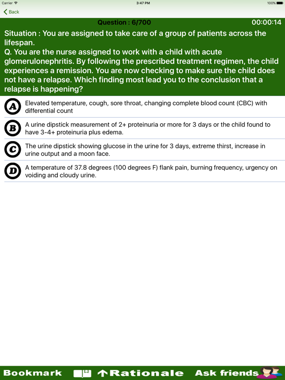 Maternal & Child Nursing Quiz 1000+ Questions Free iPad screenshot