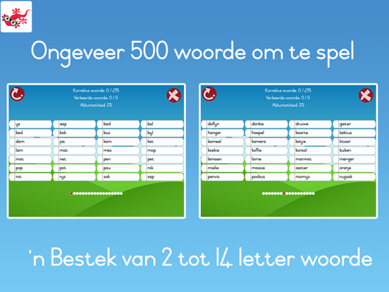 Spel Pret in Afrikaans iPad screenshot