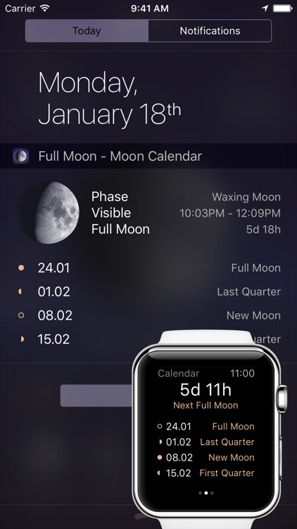 Full Moon - Moon Phase Calendar and Lunar Calendar screenshot-4