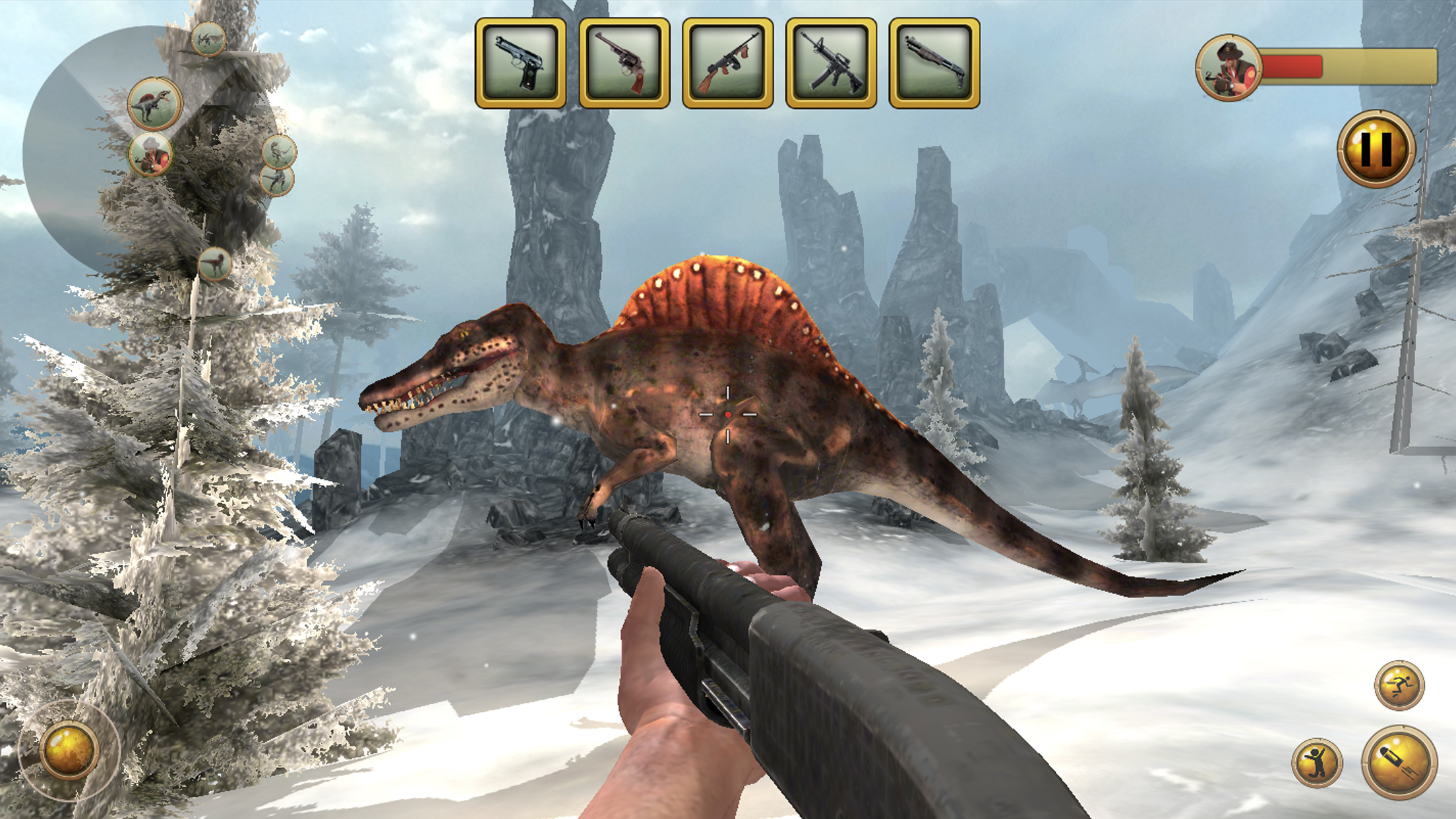 Jurassic Dinosaur Hunting 3D : Ice Age screenshot 2