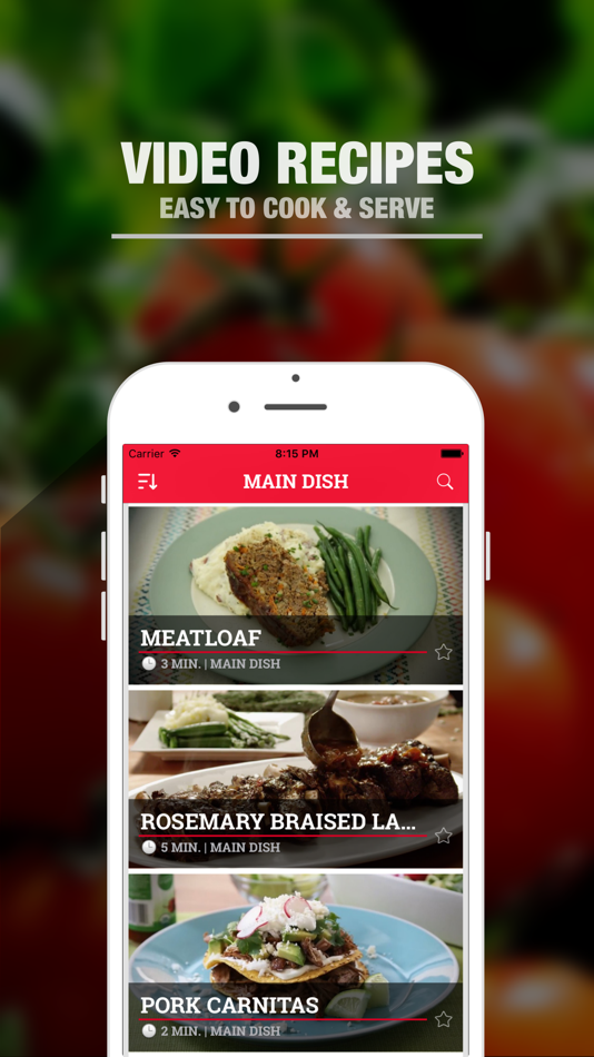 Video Recipes - Learn to cook like a top chef - 1.0 - (iOS)