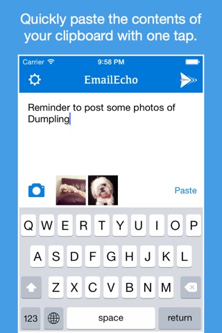 EmailEcho - Send emails to yourself with ease screenshot 3