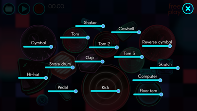 Electronic Drums iPhone screenshot
