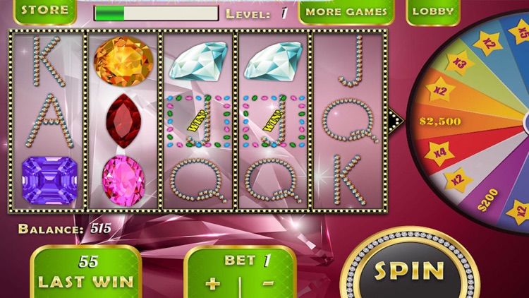 Amber Gem Slots Casino - Find the Famous Heart Diamond  and Win Big Prizes