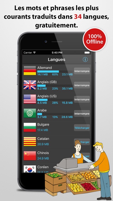 Livre d’expressions – plus de 30 langues Screenshot