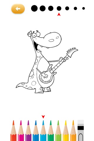 恐竜 ぬりえ ゲーム 無料 アプリ 赤ちゃん 幼稚園 子供 絵本 勉強アプリのおすすめ画像5
