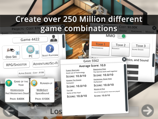 Game Studio Tycoon 3 Free iPad screenshot 2 - Games app