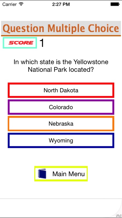Question Multiple Choice