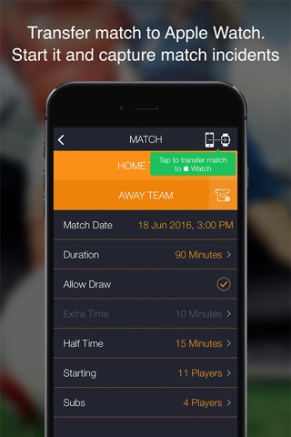 GOREF – Football Referee App for Apple Watch. screenshot 4