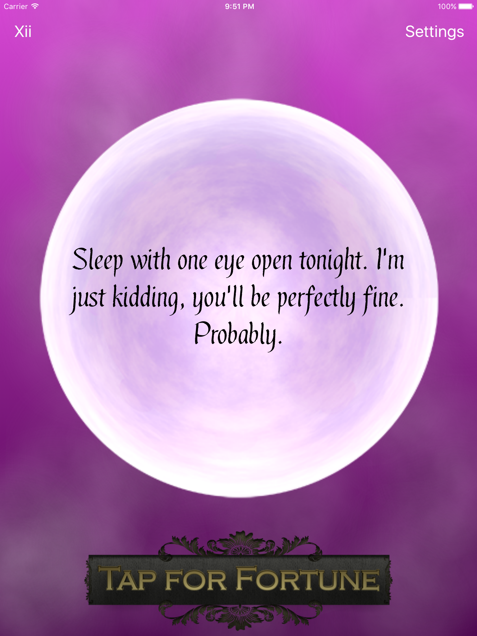iPredict - The Funny Fortune Teller
