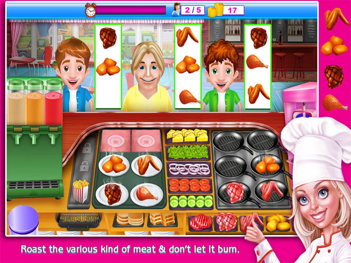 Fast Food Fever Chef Cooking Story - Maker and Restaurant Shop Girls Games