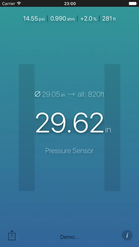 Luftdruck App screenshot 2 of 5