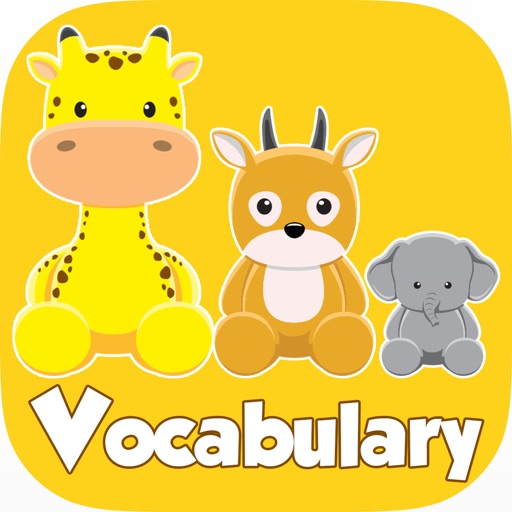 Learn English Vocabulary Free For Kids - Animals Puzzle Fun Game Practice Skill Speaking and Reading For Preschools Icon