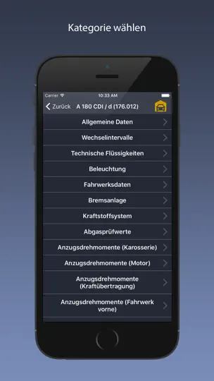 Screenshot von TechApp Für Mercedes auf dem iPhone 3