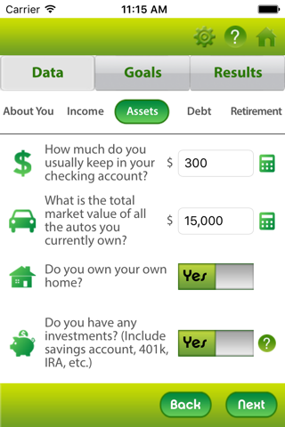 Personal Financial Plan Wiz screenshot 2