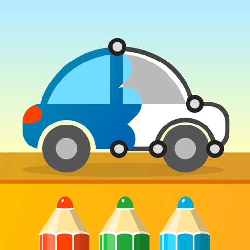 Punto Cars - kids connecting the dots to draw cars iOS App