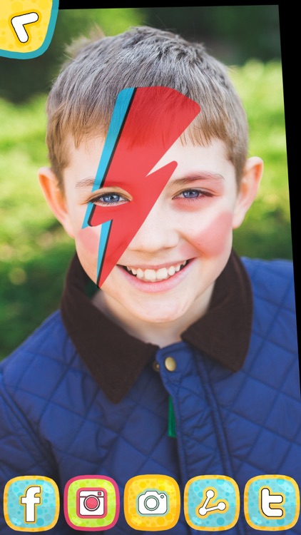 Sticker Face Painting Mask Game – Create Funny and Scary Picture.s for iPhone screenshot-4