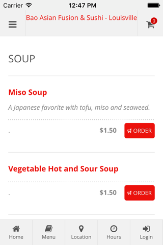 Bao Asian Fusion & Sushi Bar - Louisville Online Ordering screenshot 3