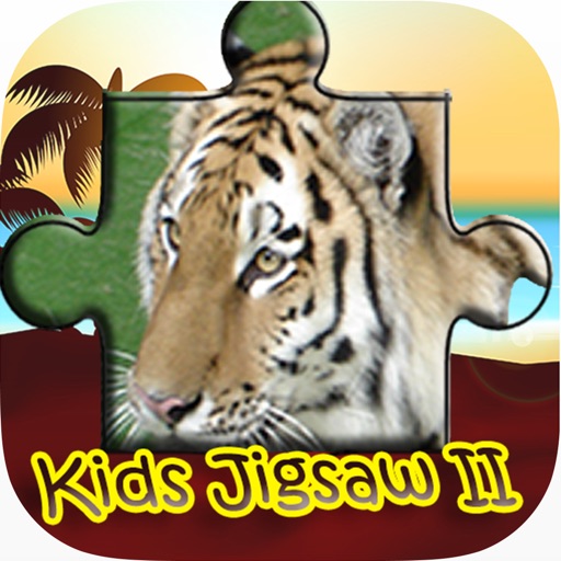 animal puzzle for kids preschool icon