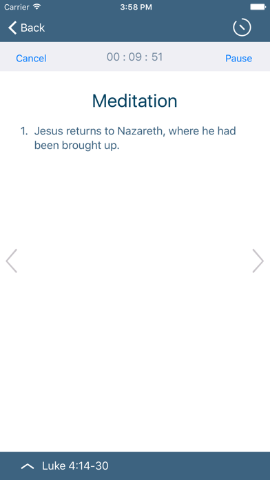 Emmaus: Meditations on the Life of Jesus iPhone screenshot 4 - Lifestyle app