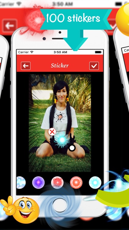 Anime & Manga Stickers Camera : photo Camera Effects screenshot-3