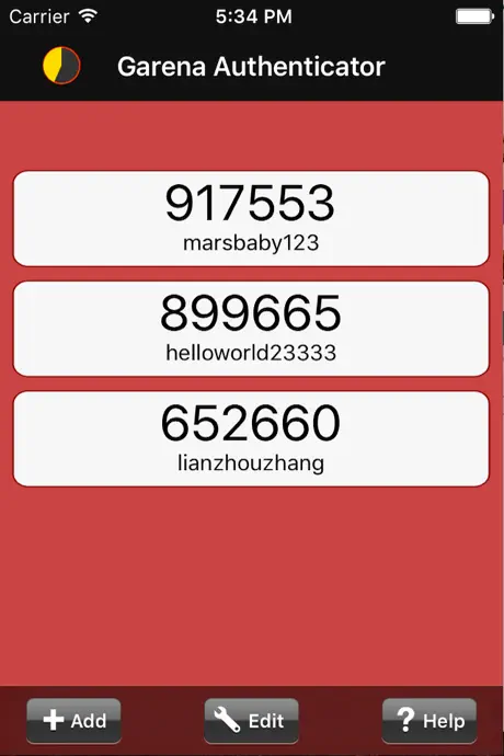 Garena Authenticator