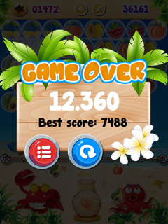 Fruit Bubble Shoot HD screenshot 9