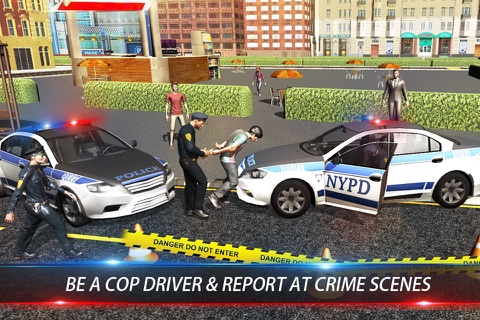 Civil Police Car Driving 2016 screenshot 3