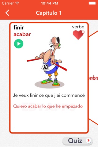 Practica el vocabulario Francés screenshot 4
