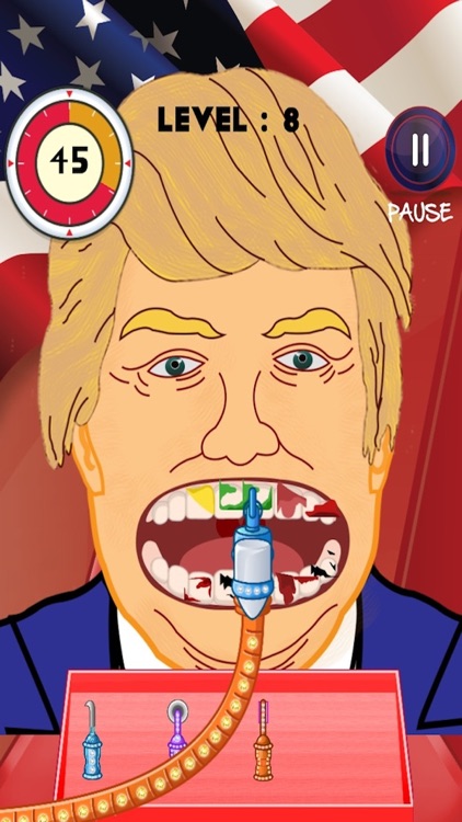 Donald Trump Dental Care - Clicker Game screenshot-3