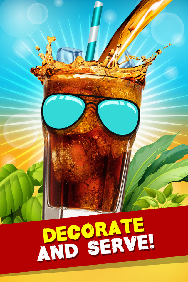 Soda Cola Salon - Frozen Drink Maker Game for Kids