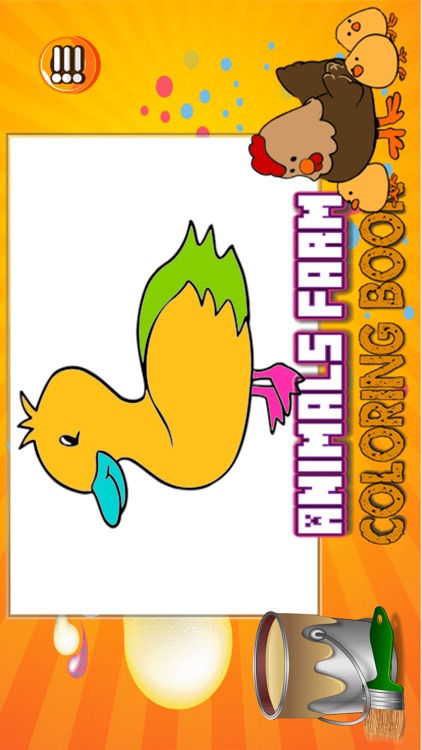 Animal Farm Coloring Book - Color Your pages and Paint the Animals of the Farm Drawing and Painting Games for Kids screenshot-4