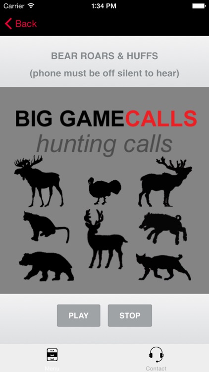 Big Game Hunting Calls - The Ultimate Big Game Hunting Calls App - BLUETOOTH COMPATIBLE screenshot-0